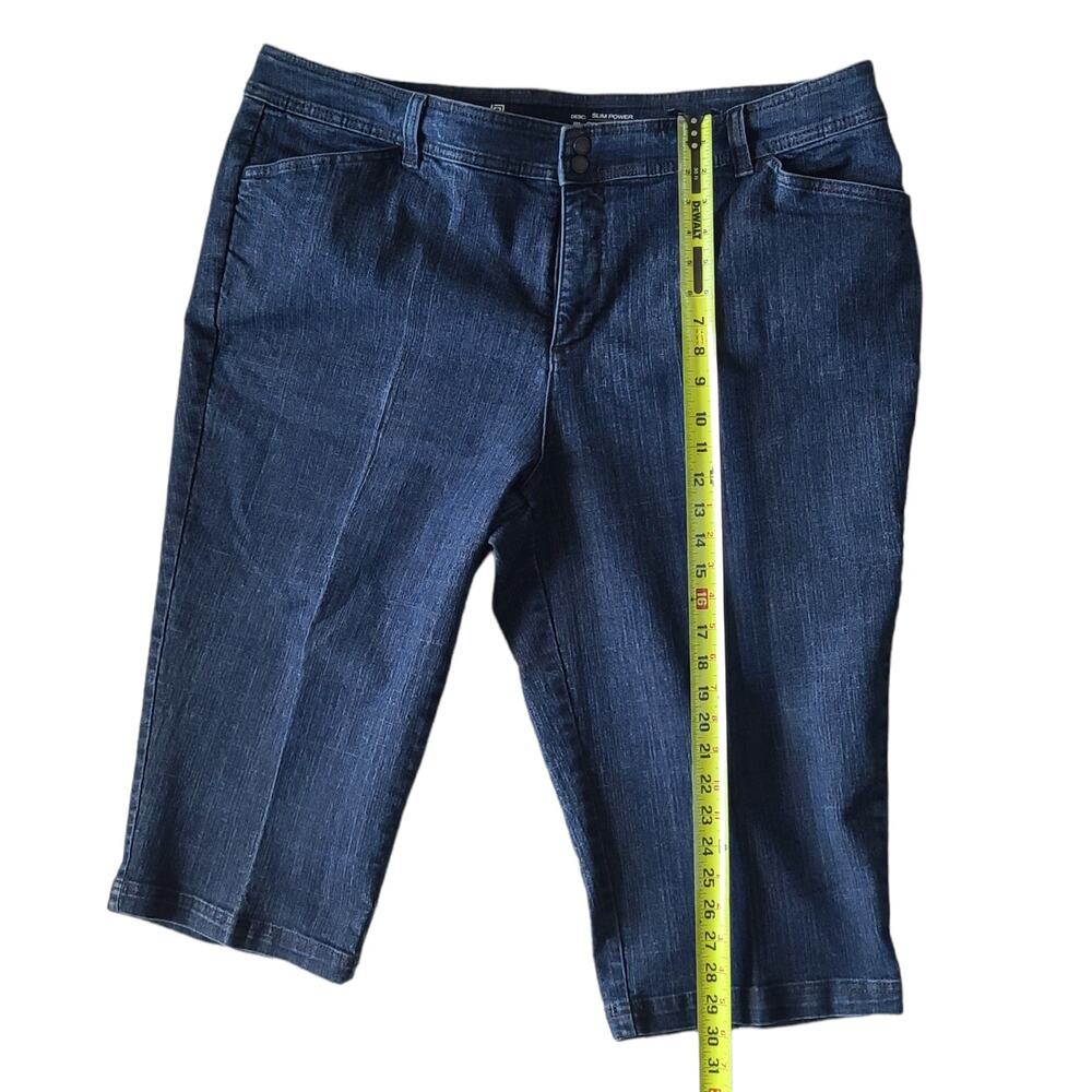 Liz Claiborne Capri Blue Jeans Women's 22 W